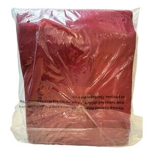 Mainstays full Sz NEW Bag Soft Brushed Microfiber Bedskirt/pillow cases Maroon